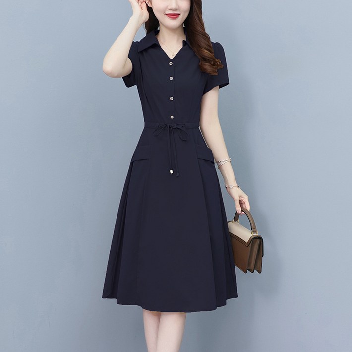 NEW 여름원피스여성원피스원피스 카라원피스정장원피스끈원피스빅사이즈원피스롱원피스슬립원피스냉감편한캐주얼
