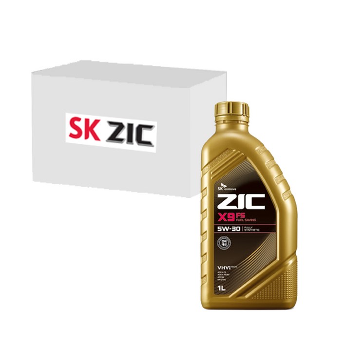 SK엔무브 지크 X9 FS 5W30 100 합성유 디젤용, 1L x 12개, 12개 SK엔무브 지크 X9 FS 5W30 100 합성유 디젤용, 1L x 12개, 12개