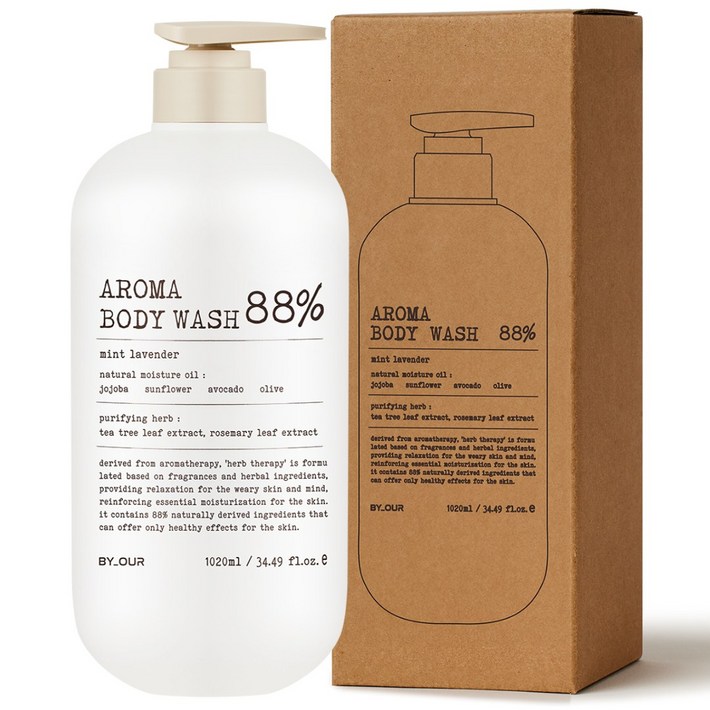 바이아우어 아로마 약산성 퍼퓸 바디워시 민트라벤더향, 1개, 1020ml 바이아우어 아로마 약산성 퍼퓸 바디워시 민트라벤더향, 1개, 1020ml