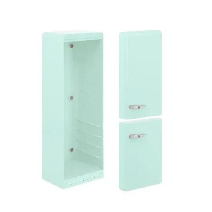 1/6 인형 집 모델 가구 액세서리 금속 냉장고 조명 주방 가전 Bjd Ob11 Gsc Blyth Lol 미니어처