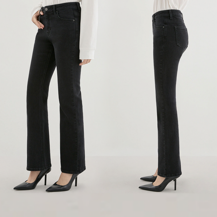 백화점 정품 Guess 게스 여성 플레어 부츠컷 블랙진 청바지