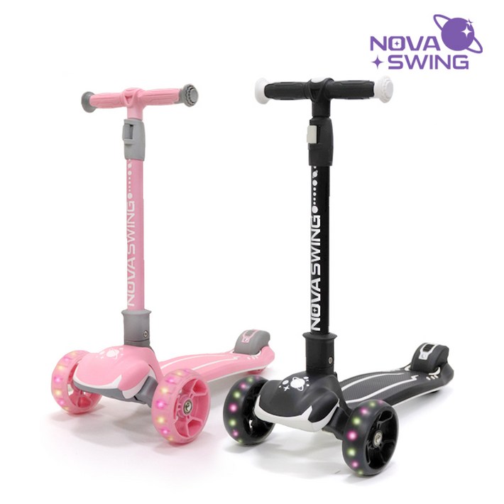 노바 스윙 스쿠터 Z7 2종 골라담기핑크,블랙, 1개, 피치핑크