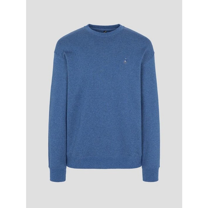 백화점상품 빈폴 25FW Essential 남녀공용 로고 자수 스웨트 셔츠  블루BC5741E03P 데일리룩 클래식룩