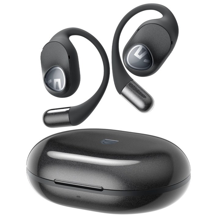 사운드피츠 고프리2 귀걸이형 오픈핏 무선 블루투스 이어폰 GoFree2, Black, GoFree 2