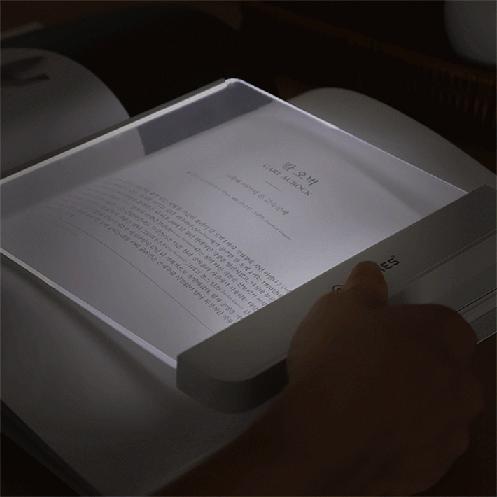 여행 휴대용 공부 독서등 밝기조절 LED 패널 북라이트