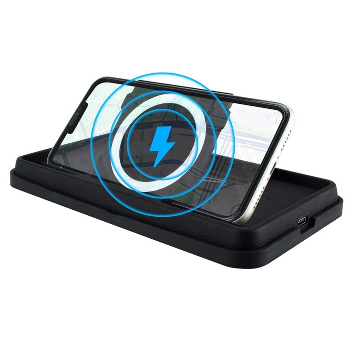 슬림 차량용 핸드폰 고속 무선충전패드 거치대