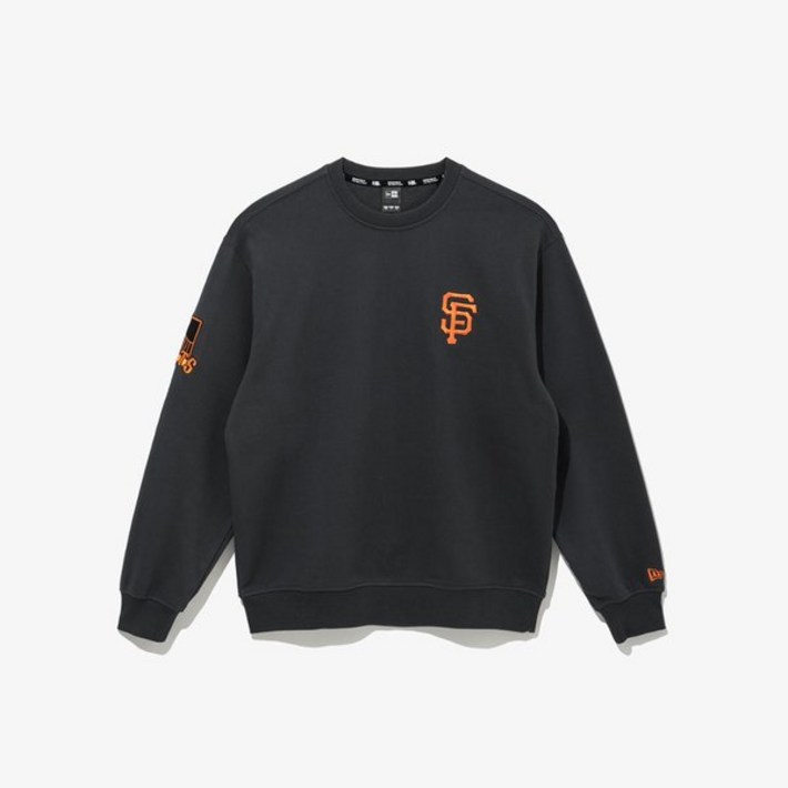 뉴에라 뉴에라 MLB 샌프란시스코 자이언츠 팀 로고 맨투맨 다크 섀도우14536463