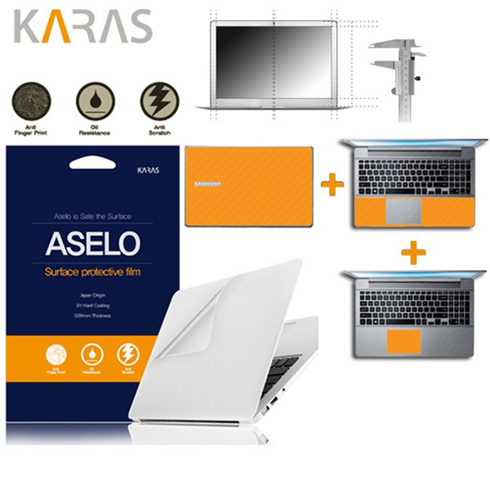 삼성 갤럭시북2 Pro NT950XEE-XU72G -XU72S -X71AR 용 외부보호필름 3종 SET