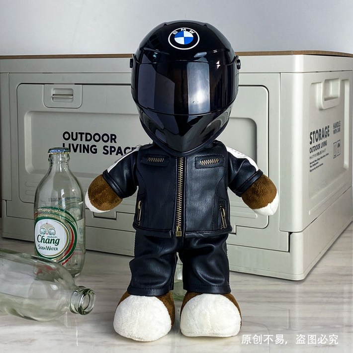 BMW 헬멧쓴인형 피규어 바이크장식 차량장식