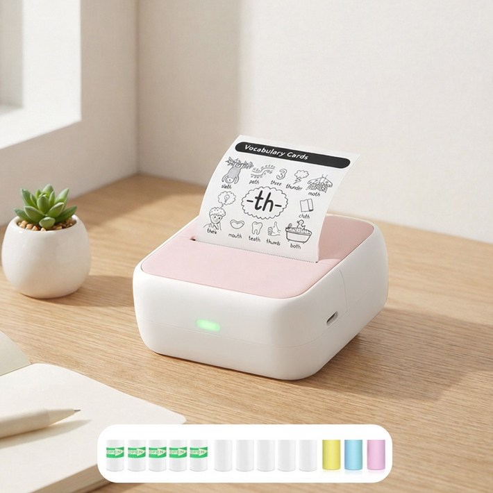 ROYAI ONE 휴대용 블루투스 라벨프린터 무선 감열식 라벨기