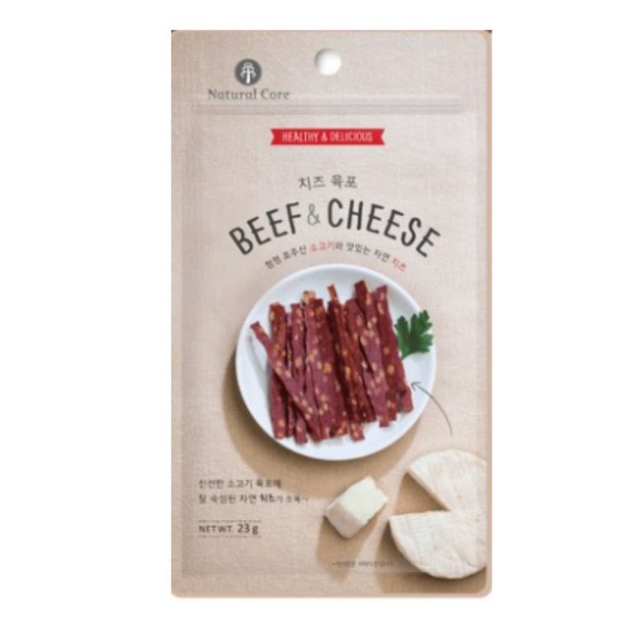 네츄럴코어 강아지 치즈 영양간식, 소 비프치즈, 23g, 30개