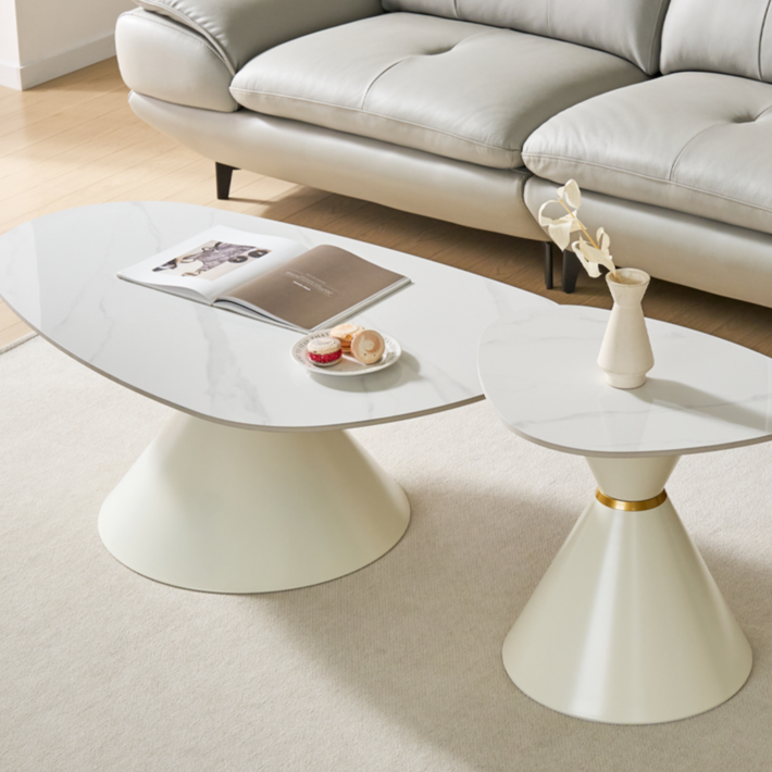 [색상선택가능] 에포크 오브제 세라믹 소파테이블 세트 방문설치