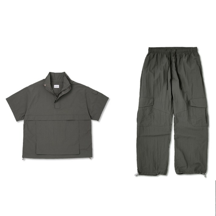 피핀 남녀공용 터틀넥 아노락 긴바지셋업 CSOs0151