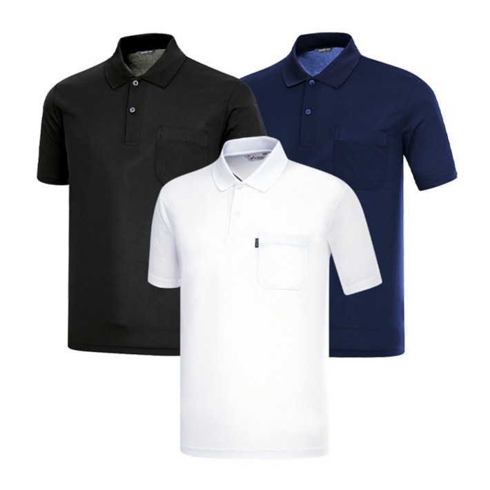 YLD 11 쿨 기능성 카라 남녀공용 반팔 티셔츠