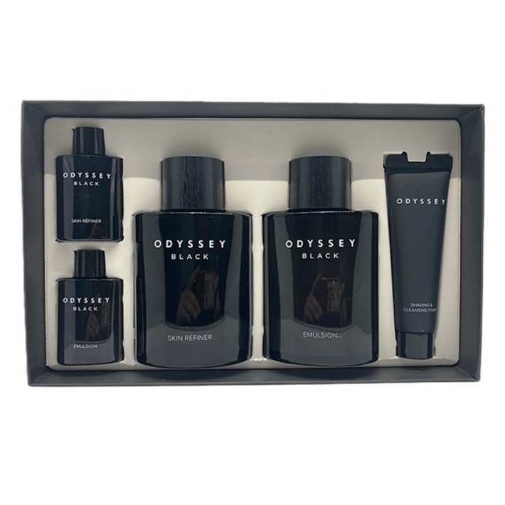 오딧세이 블랙 남성 화장품 2종 세트