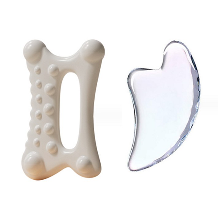 마켓미모 괄사 마사지기 도구 세트 괄사2종, 2개