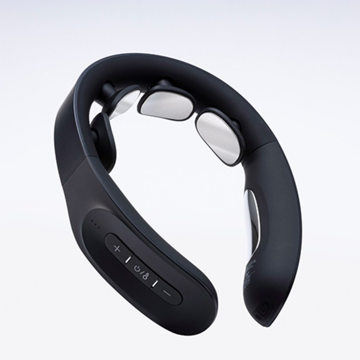 마이트렉스 DR.HEAT NECK 닥터 히트넥 360도 EMS 온열 휴대용 목 마사지기, Black, 1개