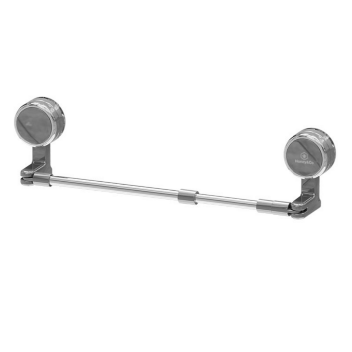 길이조절가능 허니앤코 강력흡착식 무타공 수건걸이