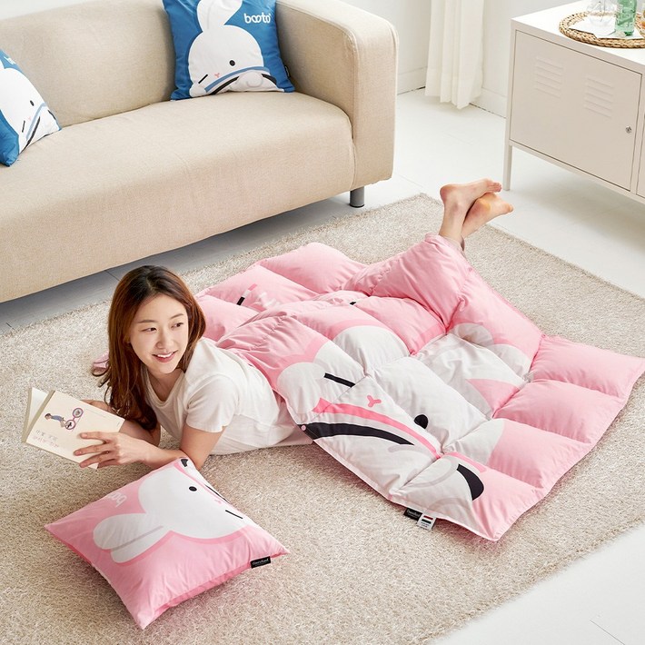 다운뱅크 부토 소파 담요 사계절 캠핑 구스 블랭킷 대형100x150