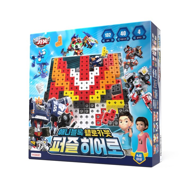 애니블록 헬로카봇 퍼즐 히어로, 혼합색상 애니블록 헬로카봇 퍼즐 히어로, 혼합색상