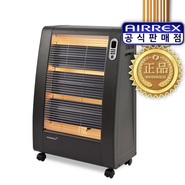 에어렉스 원적외선 이동식 전기히터 업소용 사무실 전기난로 교회 사찰 창고 난방기 AH730M, 회색, AH730M6평형
