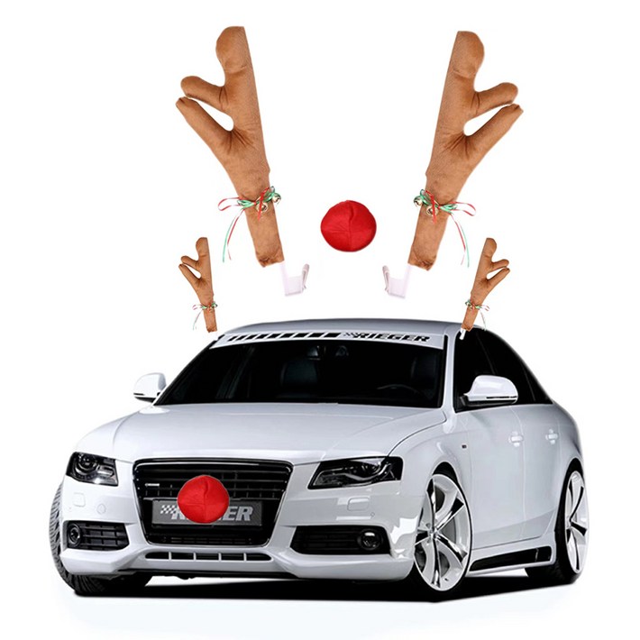 iSefoyo 크리스마스 장식 자동차용 크리스마스 자동차 장식품SDQC5, 타입B