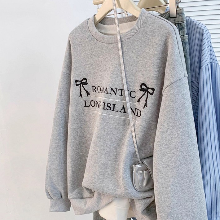 메이킹유 리본 레터링 스탠다드핏 WB53369엔디스기모맨투맨