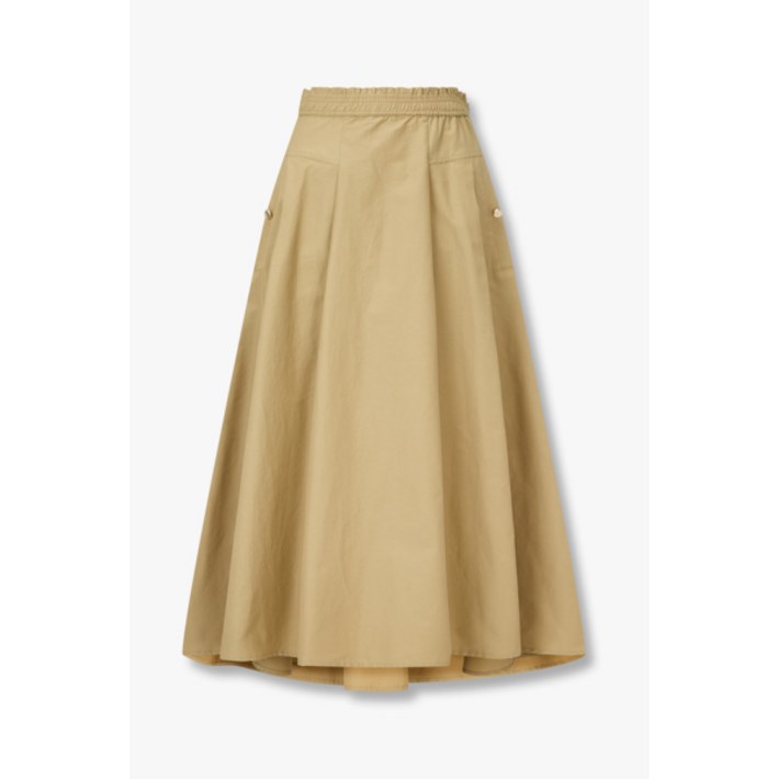 gcut 지컷 7255335102 핀턱 밴딩 플레어 스커트