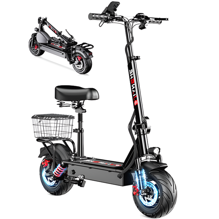 웨이킥 앉아타는 고성능 전동킥보드 48V 전기 접이식 성인 대리운전 배달 킥보드 스쿠터, 블랙, 24km48V, 1개