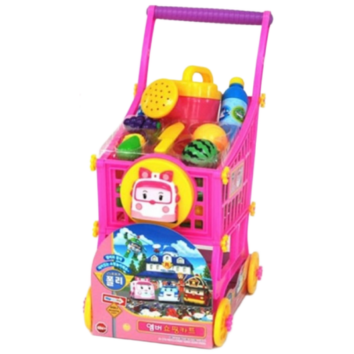 쿠쿠토이즈 로보카폴리 쇼핑카트 엠버, 혼합색, 1개