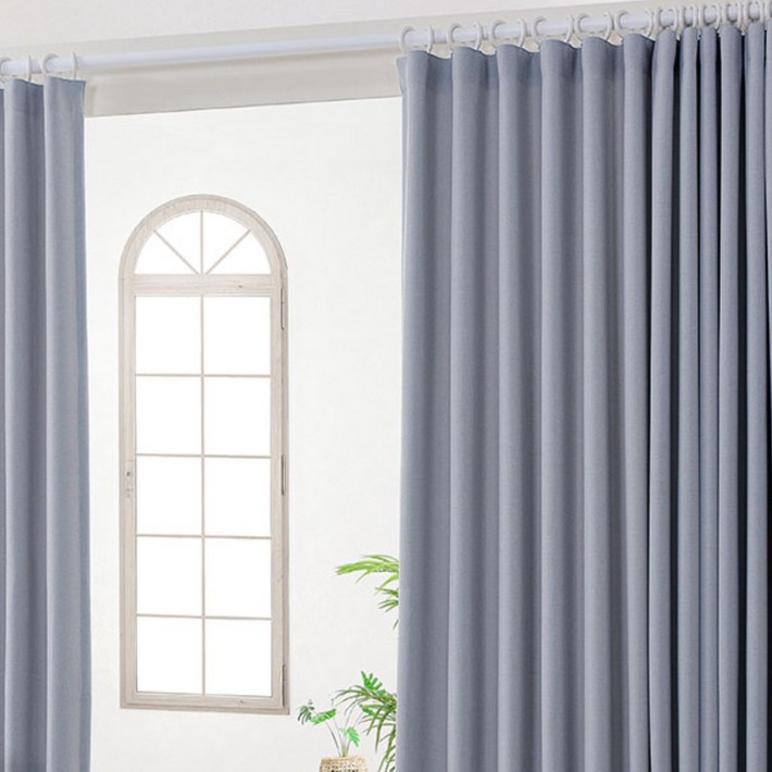 아로아 국내제작 미란다커튼 방수커튼 형상기억 방한 방풍 먼지없는 70암막커튼 2장 자석끈증정 거실 안방 사계절 핀형 레일 커튼봉링 커텐