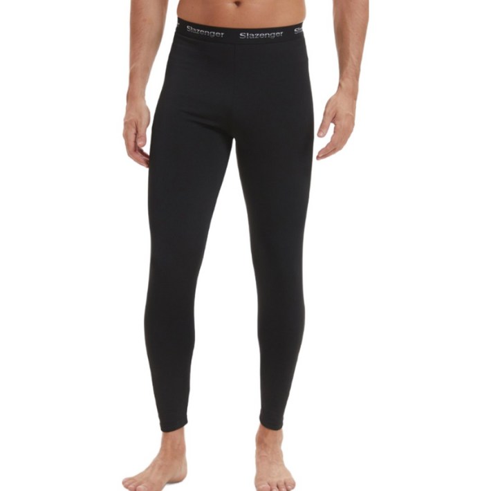 11 슬레진저 남성 기모 내복 바지 초극세사 기모 발열 타이즈 초경량 빅사이즈 2매입