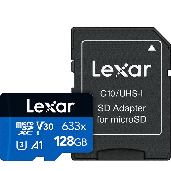 렉사 HighPerformance microSDXC UHSI 633배속 메모리카드 렉사 HighPerformance microSDXC UHSI 633배속 메모리카드