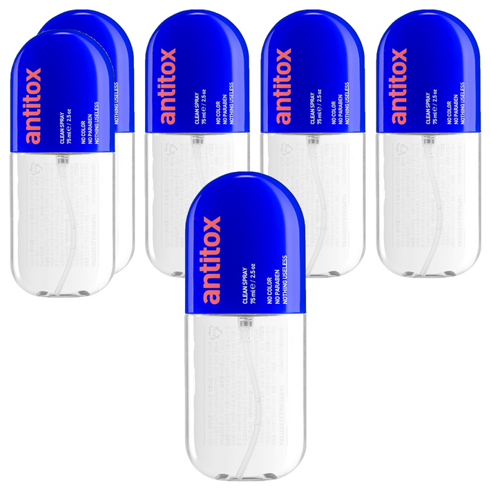 안티톡스 클린 소독 스프레이, 75ml, 6개