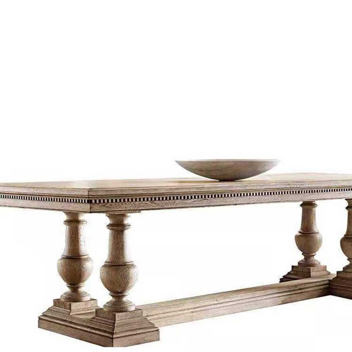 수입가구 엔틱식탁 6인용 예쁜 원목 프랑스 복고풍