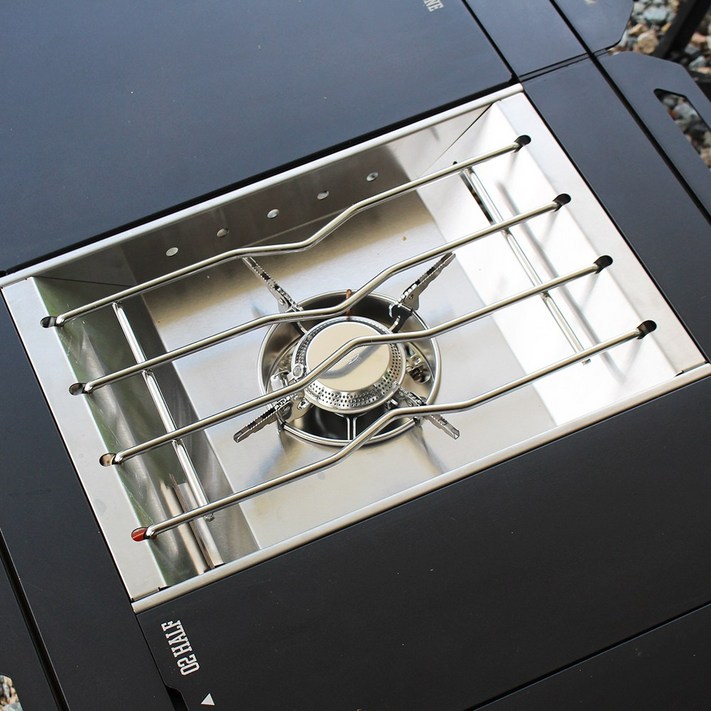 데이어 IGT 원버너 플랫버너 플레이트 캠프원 제라 스토브 유닛, 1개, 단품다리발제외