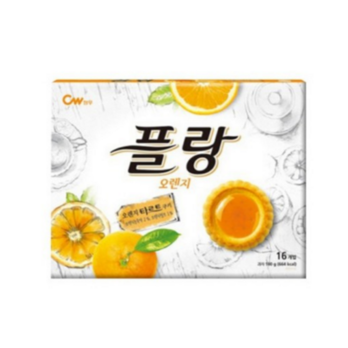청우식품 플랑 오렌지 16p 청우식품 플랑 오렌지 16p