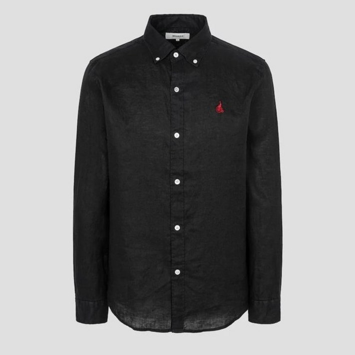 국내매장정품 빈폴 남성 셔츠 남방 25SS 남녀공용 리넨 솔리드  블랙BC5364C225 긴팔 반소매 하운드투스 깅엄 파란색 시어서커 매장정품