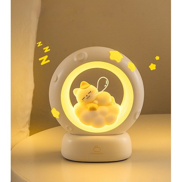 귀여운 구름 고양이 우주 토끼 무드등 수면등 LED 인테리어 조명 취침등