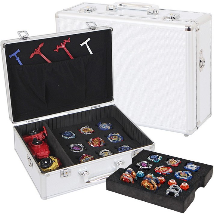 쿠팡단독 BDD201엠보CD 알루미늄 팽이가방 팽이보관케이스 배틀팽이 스프리건 베이블레이드팽이가방 베이블레이드 탑블레이드 팽이불포함별도구매, 1개