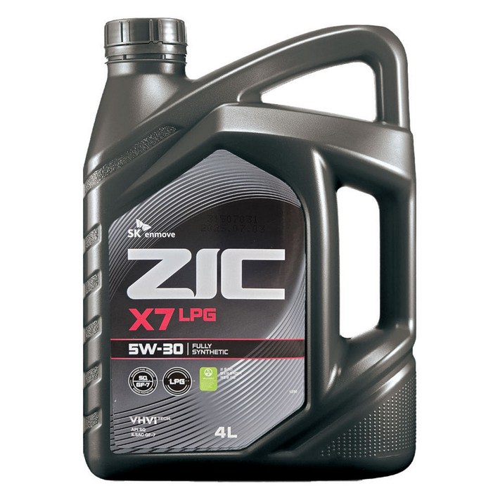 ZIC 지크 X7 LPG 5W30 SQ
