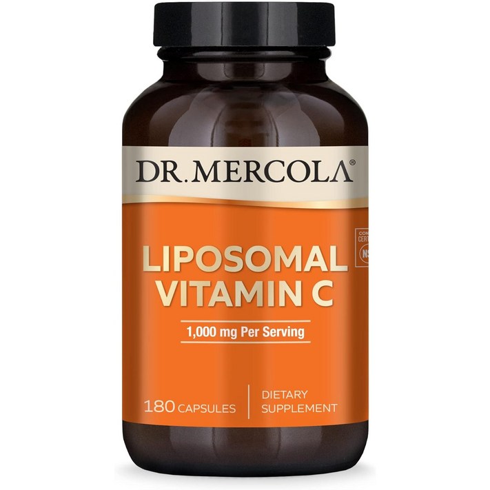 리포솜 비타민C 1000mg 아스코르브산 180캡슐 고함량 미국산 Liposomal, 180정, 1개