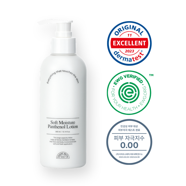 투데이위드 소프트 모이스쳐 판테놀 5 에센스로션, 1개, 300ml 투데이위드 소프트 모이스쳐 판테놀 5 에센스로션, 1개, 300ml