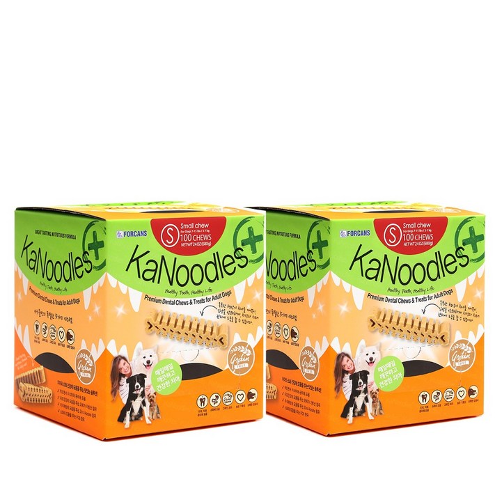 카누들 플러스 필로팩 강아지 덴탈껌 S