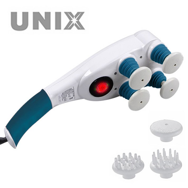 유닉스 기플러스 MX5500 목 어깨 진동 온열 안마기 강력한 4구 마사지기 국산