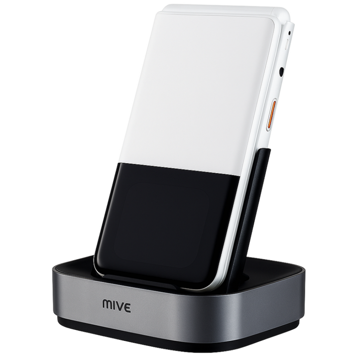 ALT MIVE 마이브 스타일폴더2 ATM140 미개봉 새상품 알뜰폰 스마트폴더폰 학생폰 효도폰크래들 모두증정, 폴더2미개봉화이트,M140크래들웰디패키지, 32GB