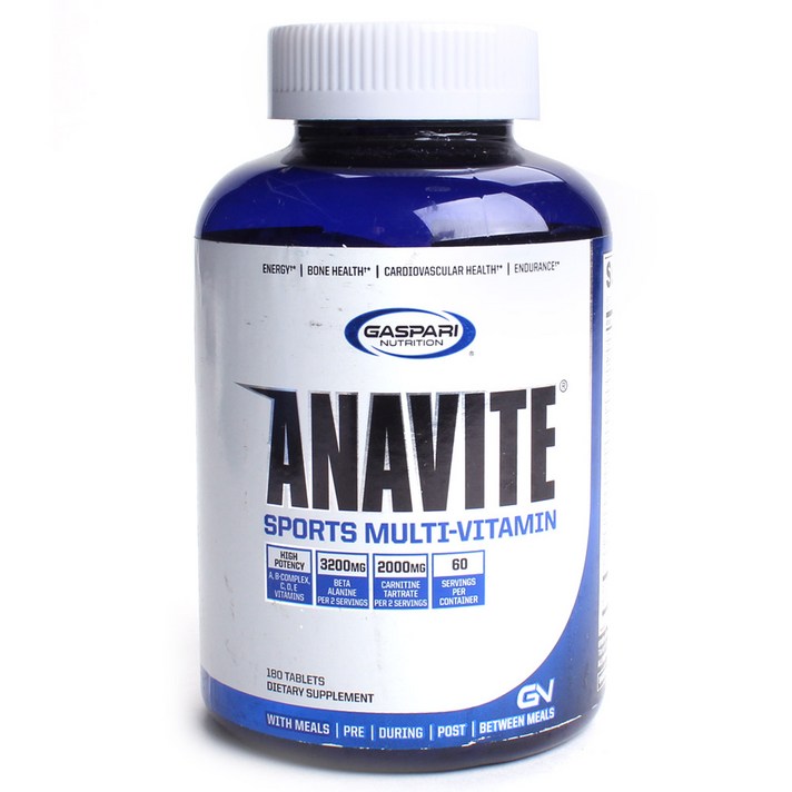 가스파리뉴트리션 아나바이트 스포츠 멀티-비타민 타블렛, 180개입, 1개