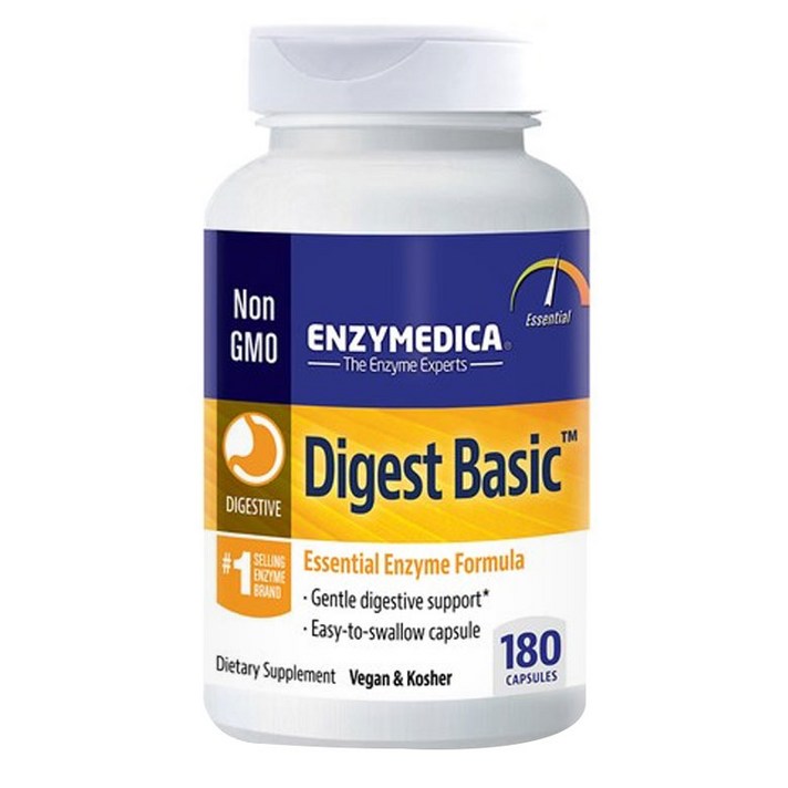 엔자이메디카 다이제스트 베이직 캡슐 비건, 180개입, 1개