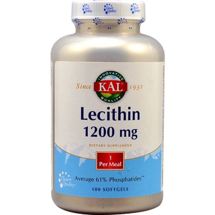 Kal 레시틴 1200mg 소프트젤, 100개입, 1개