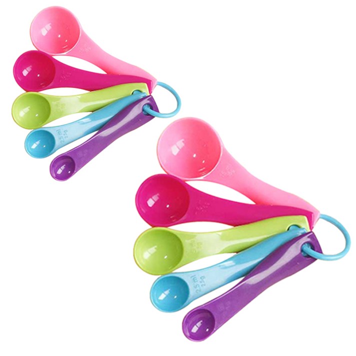 이홈베이킹 뉴 컬러 계량스푼 5p 세트, 2세트
